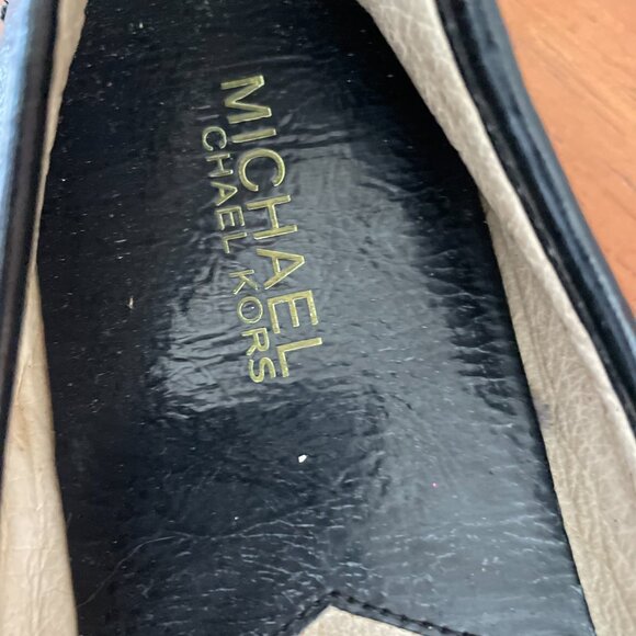 Michael Kors Womens Black Leather Fulton Moc Ballerina Ballet Flats Size 8.5M - Picture 12 of 14